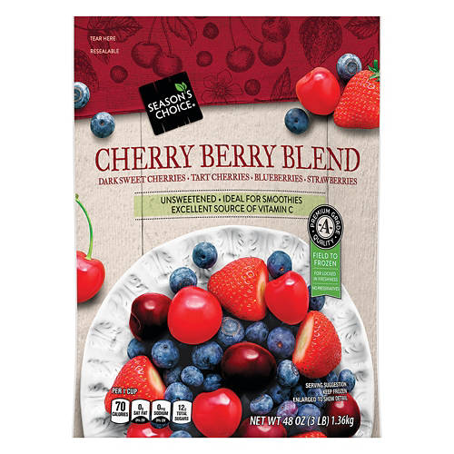 Season's Choice Frozen Cherry Berry Blend, 48 oz